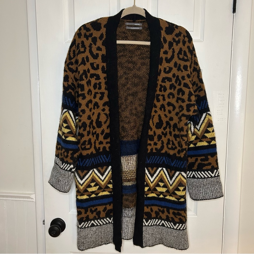 Anthropologie Marseille Leopard Cardigan - Picture 4 of 15